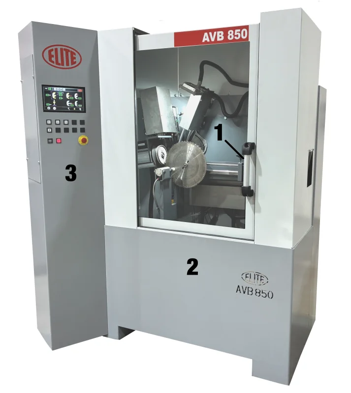 Componentes de la ELITE AVB 850
