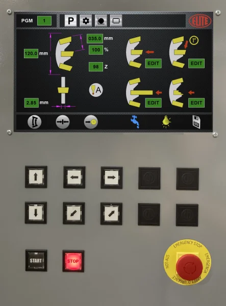 Pantalla táctil que permite una programación sencilla y rápida. ELITE modelo AVB 851