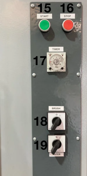 ELITE BR 800 Control Panel Components