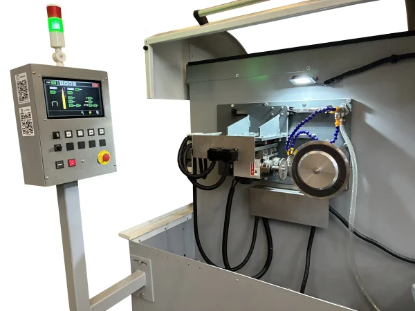 Afiladora automática de cuchillas circulares con doble muela ELITE modelo JVC 800