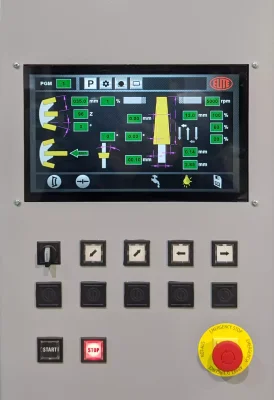Panel de control con pantalla a color de la ELITE modelo GBT 850