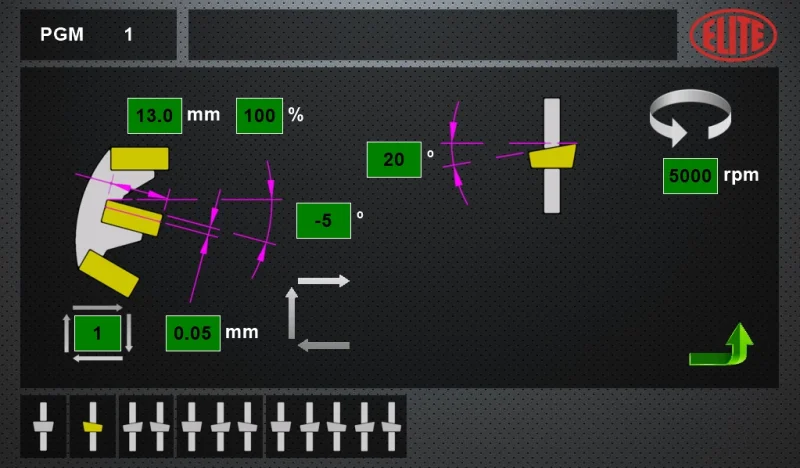 Pantalla táctil que permite una programación sencilla y rápida. ELITE modelo AVB 851