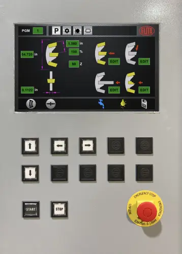Panneau de commande avec écran couleur du modèle ELITE SVG 850